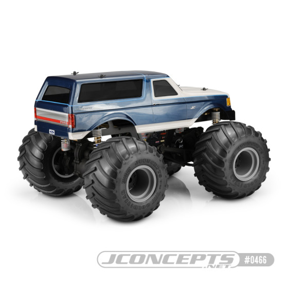 JConcepts 1989 Ford Bronco monster truck body (Fits - 7 width & 10.5 wheelbase)